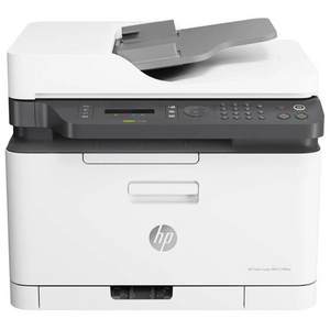 إتش بي ليزر جت طابعه متعددة الوظائف 179 اف ان دبليو - 18 صفحة في الدقيقة - 600 نقطة في البوصة - واي فاي - فاكس - ليزر اللوان - طابعة