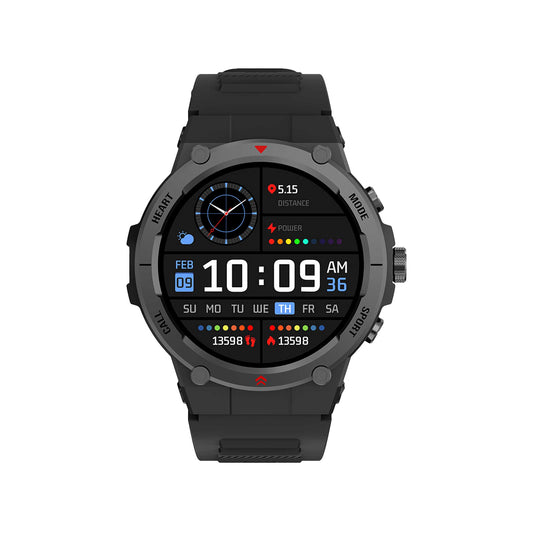 Heatz Smart Watch Matt Black - Oxi - HW1