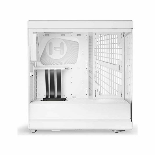 HYTE Y40 ATX Mid Tower Case with Pre-installed 2x120mm Fans - Show White