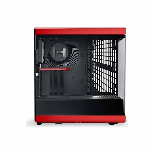 HYTE Y40 ATX Mid Tower Case with Pre-installed 2x120mm Fans - Black/Red