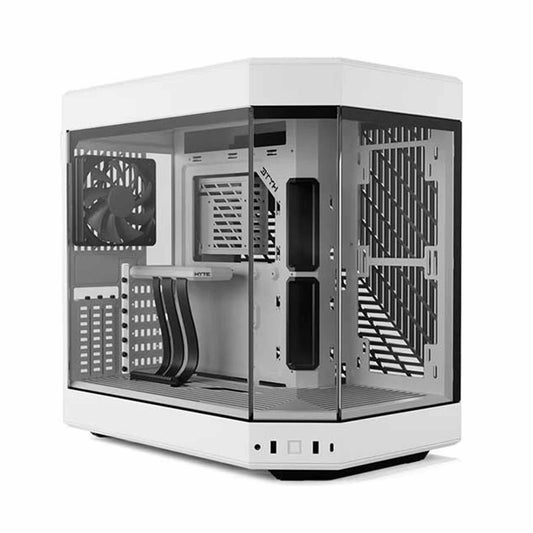 HYTE Y60 ATX Mid-Tower Case with Pre-installed 3x120mm Fans - White