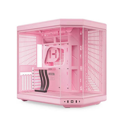 HYTE Y70 Milky Edition Dual Chamber ATX Mid-Tower Case - Strawberry Milk