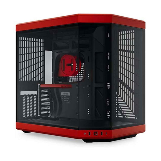 HYTE Y70 Standard Edition ATX Mid-Tower Case - Black/Red