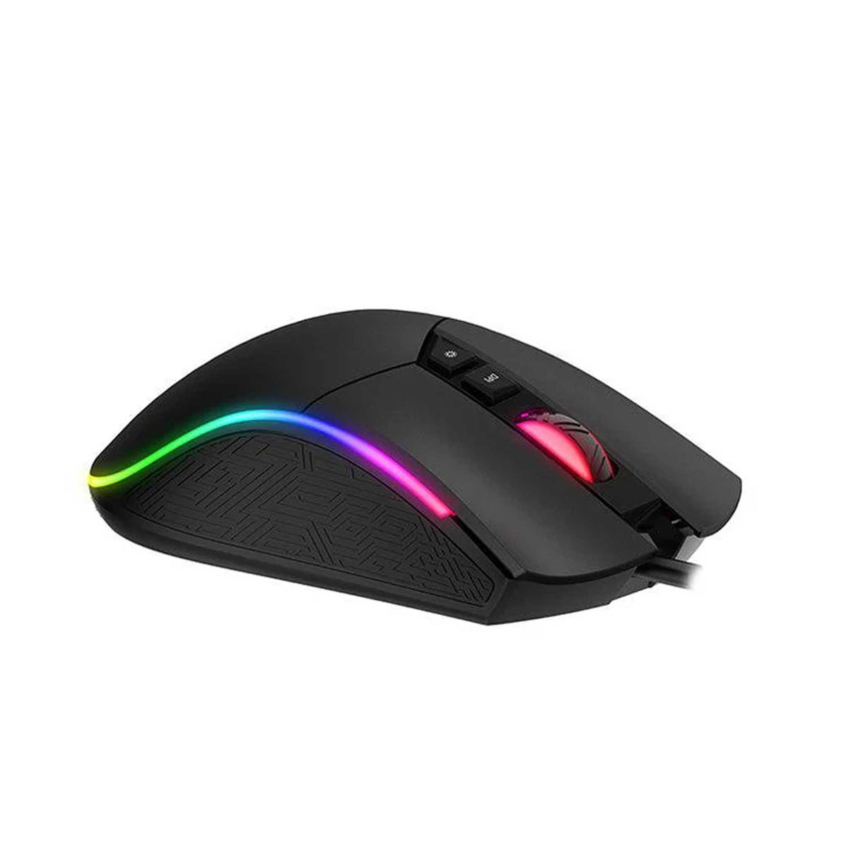 Havit Gamenote RGB Backlit Gaming Mouse - Black / Gray - Zayoom