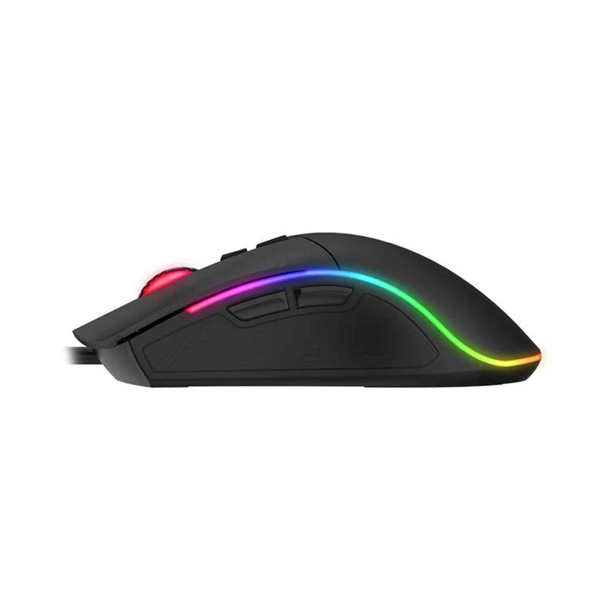 Havit Gamenote RGB Backlit Gaming Mouse - Black / Gray - Zayoom