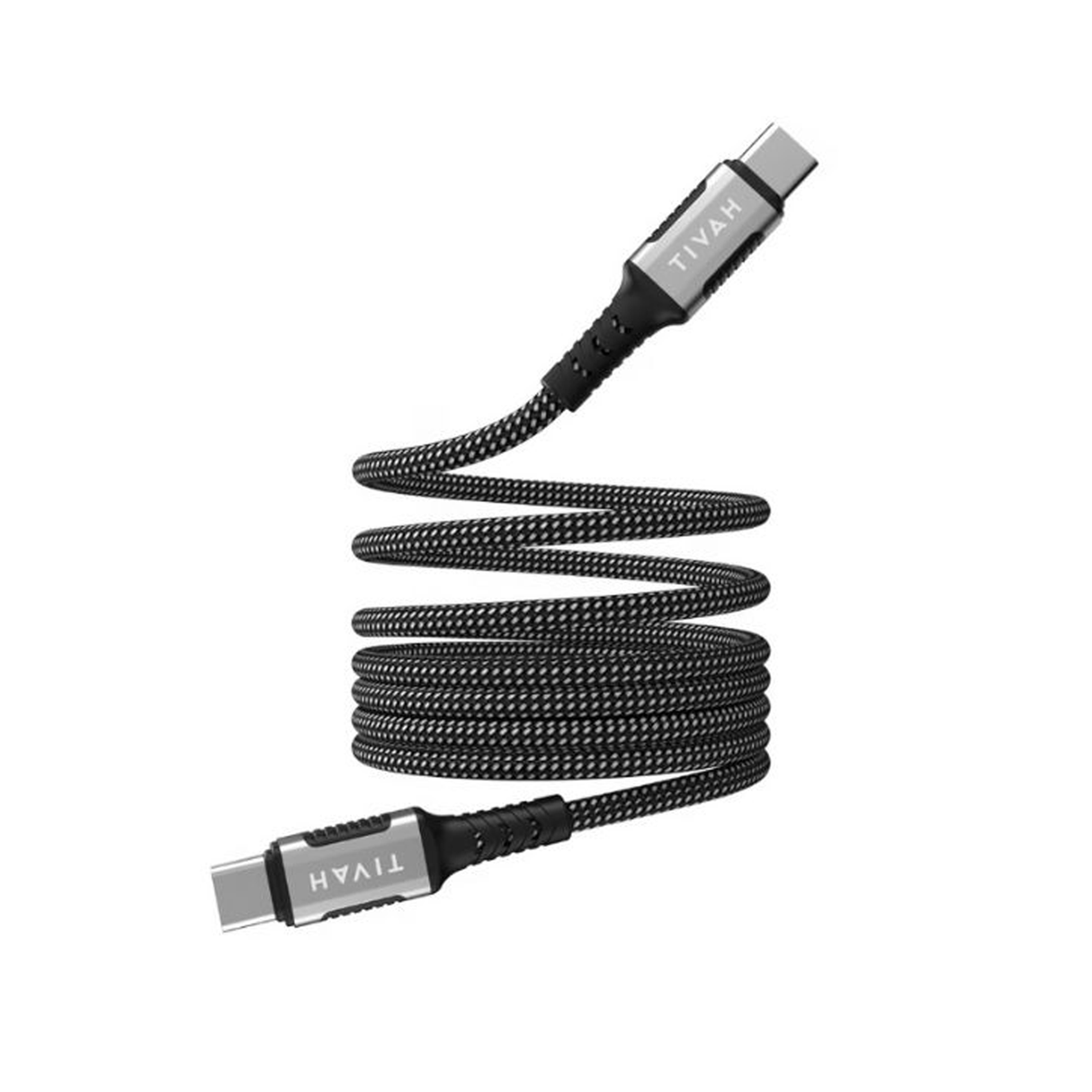 هاڤيت كابل يو إس بي من سلسلة الهواتف مع مغناطيس CB6297 – أسود