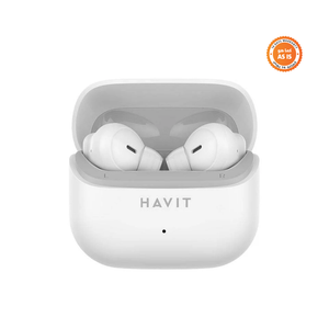 Havit TWS Earbuds - TW982 - White - ASIS