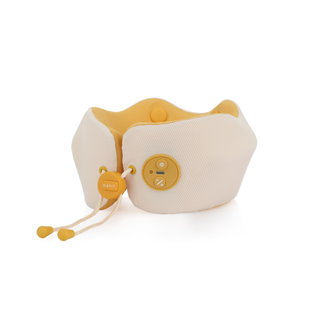 هافيت جهاز تدليك الرقبة - أصفر