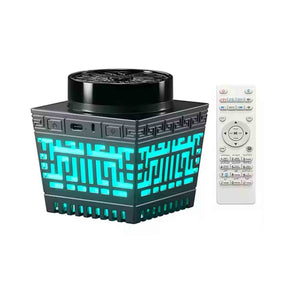 Heatz Quran Speaker With Incense Burner & Light - Black