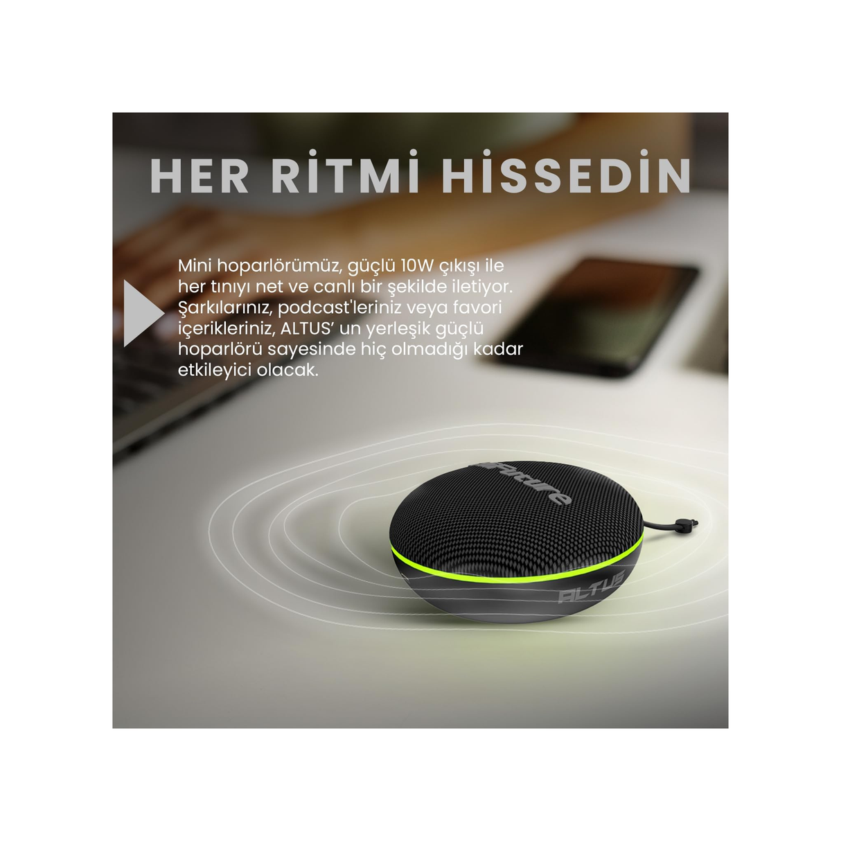 هاي فيوتشر ألتوس مكبر صوت - أسود 