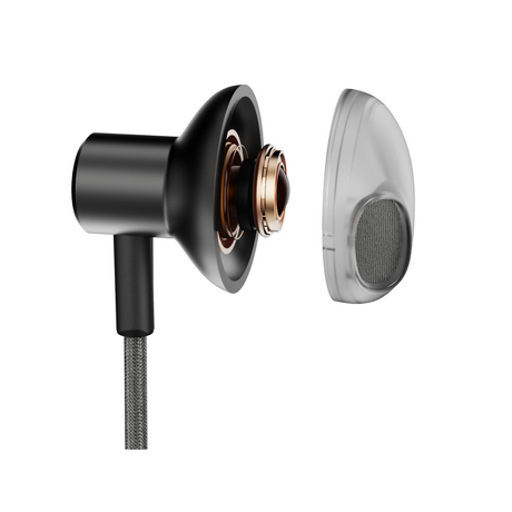 HiFuture HI5 USB-C Wired Earphones With Mic, Hi-Res Sound - Black