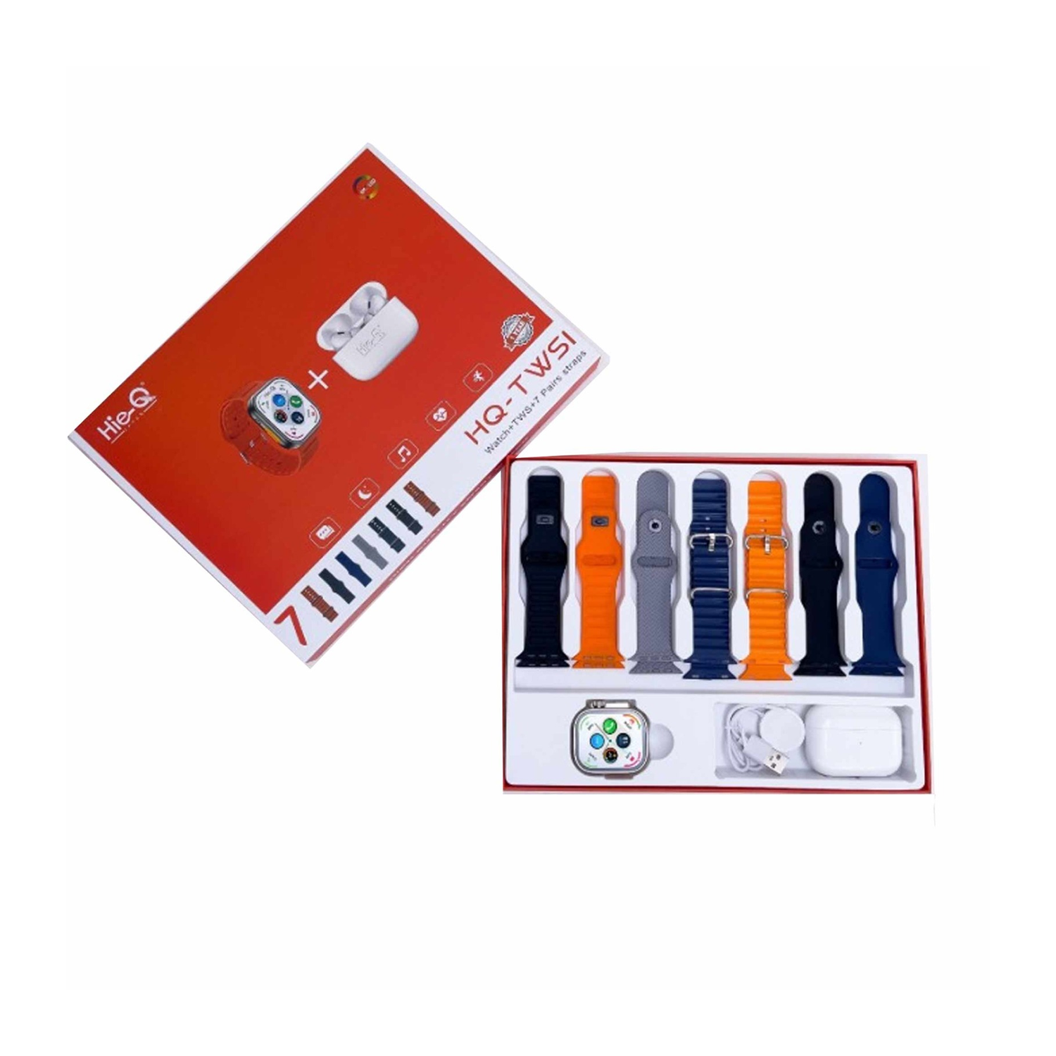 Hie-Q 7-in-1 Watch Straps Always-On, Remote Control, Voice Assistant