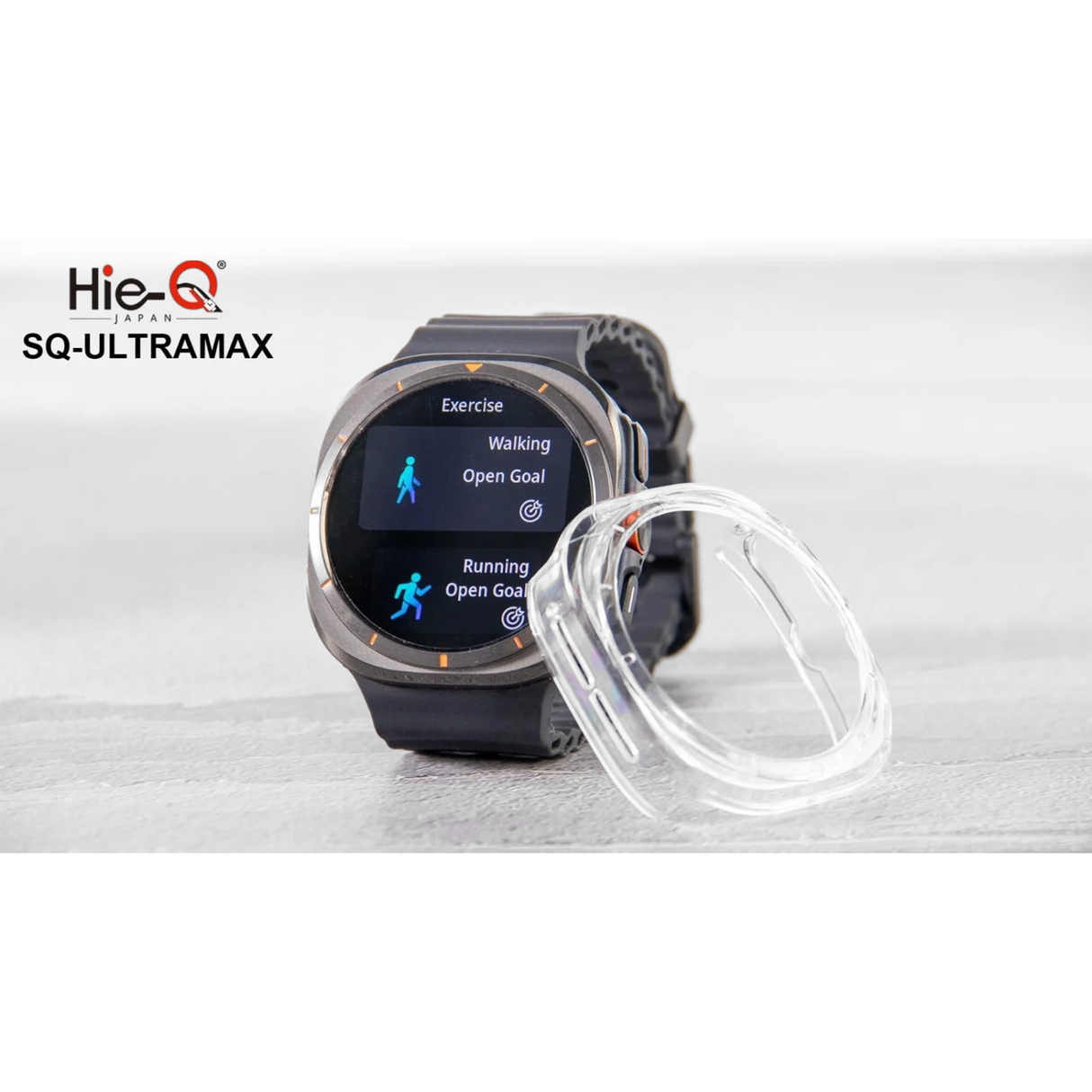 هاي-كيو ألترا ماكس ساعة ذكية بشاشة AMOLED مقاومة للماء مع مراقبة الحالة الصحية