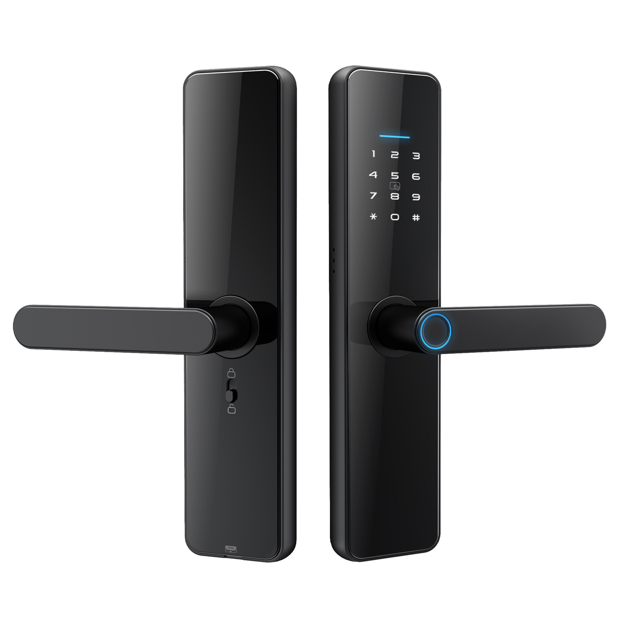 High-Quality Smart TTlock for the Wooden Doors C91 Pro - Black Color