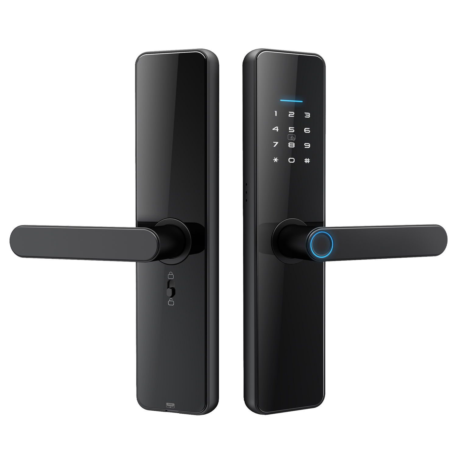 High-Quality Smart TTlock for the Wooden Doors C91 Pro - Black Color