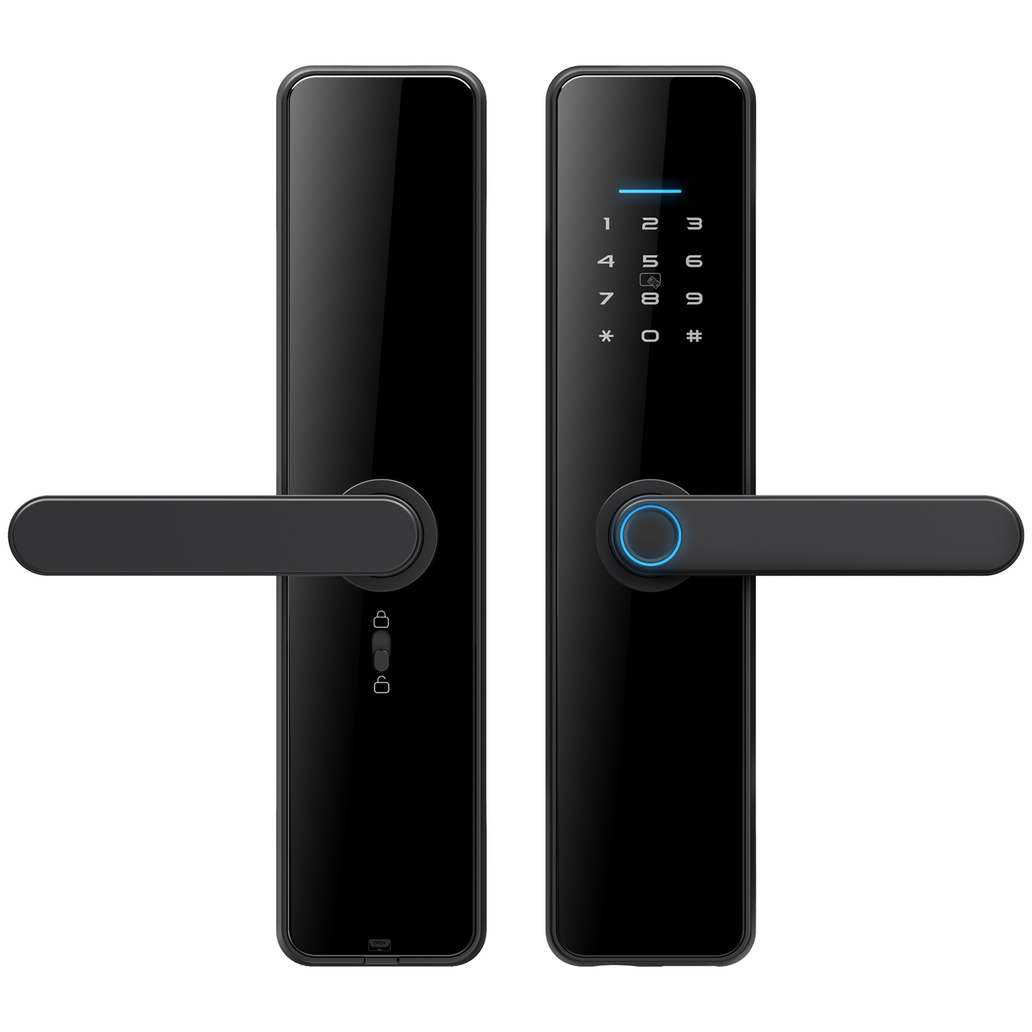 High-Quality Smart TTlock for the Wooden Doors C91 Pro - Black Color