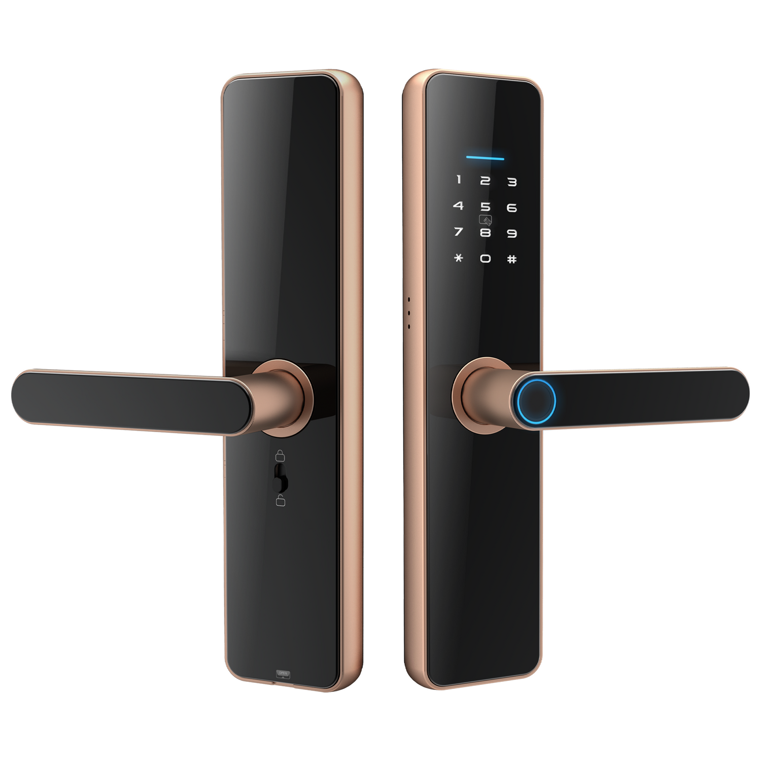 High-Quality Smart TTlock for the Wooden Doors C91 Pro - Bronze Color