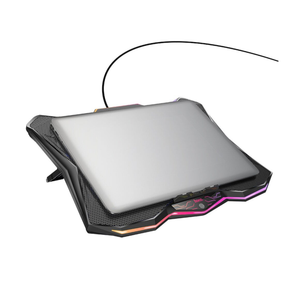 هوكو DH26 حامل تبريد لابتوب بمراوح متعددة وإضاءة RGB