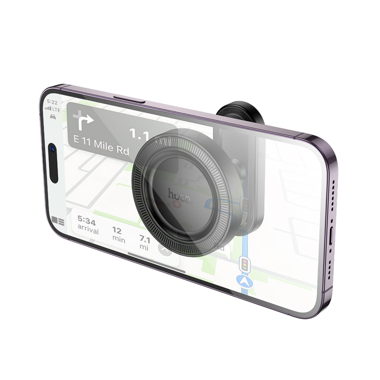 Hoco H58 Show Ring Magnetic Car Holder(Multi-Scene)