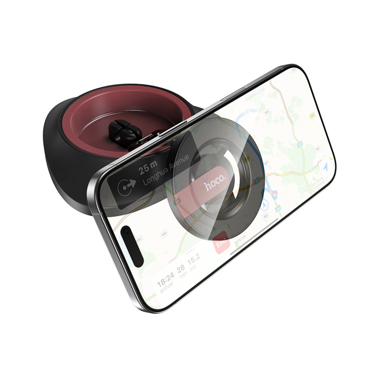 Hoco H90 Tower Folding Ring Magnetic Car Holder(Dashboard)