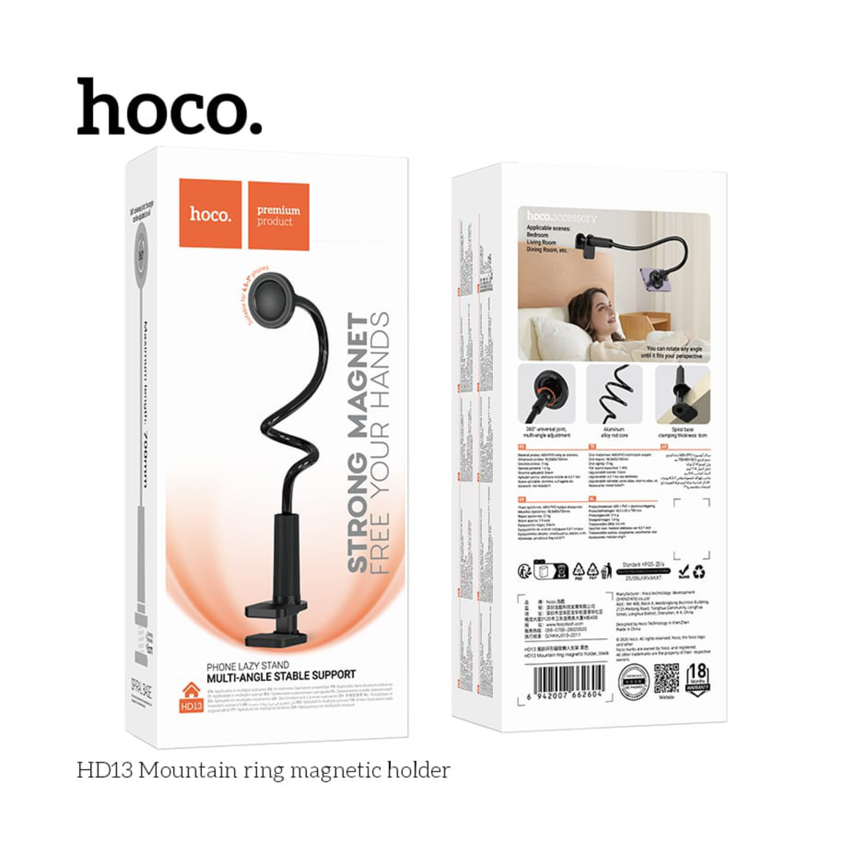 Hoco Hd13 Mountain Ring Magnetic Holder