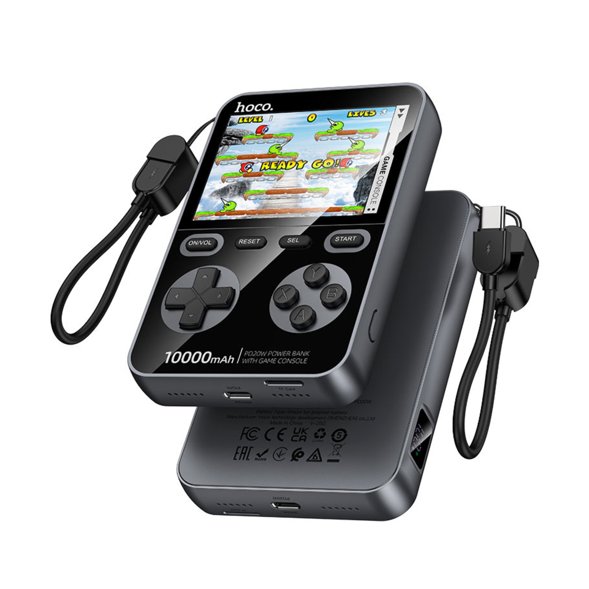 Hoco Q47 Shine Pd 20W Power Bank With Game Console 10000mAh