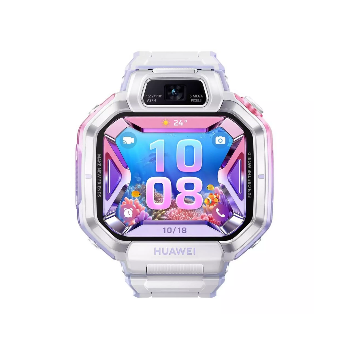 Huawei Kids Watch X1 Pro 64GB Storage - 120-190mm Size 13MP Camera - Purple