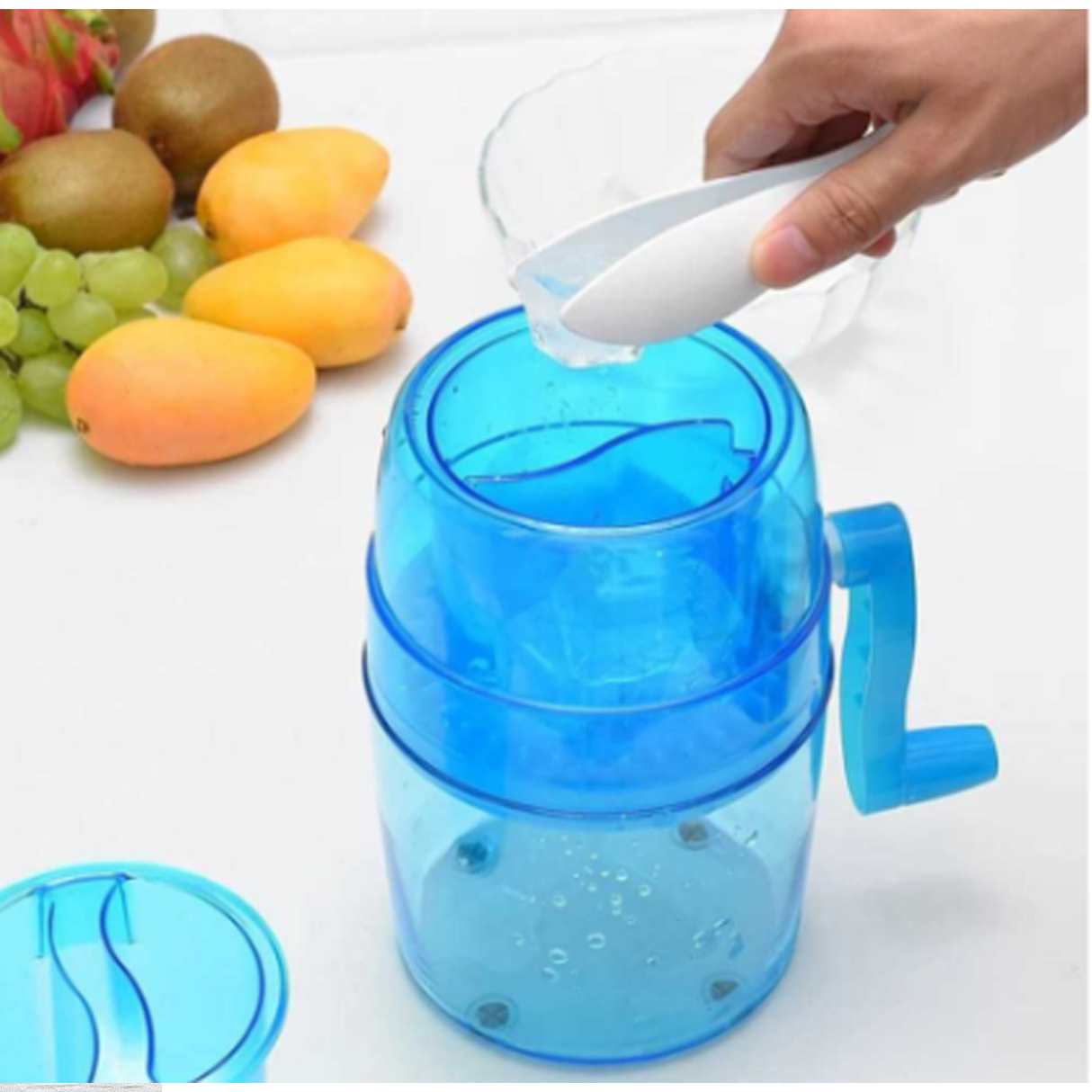 Mini Portable Manual Ice Shaver & Crusher - 1.1 Litre