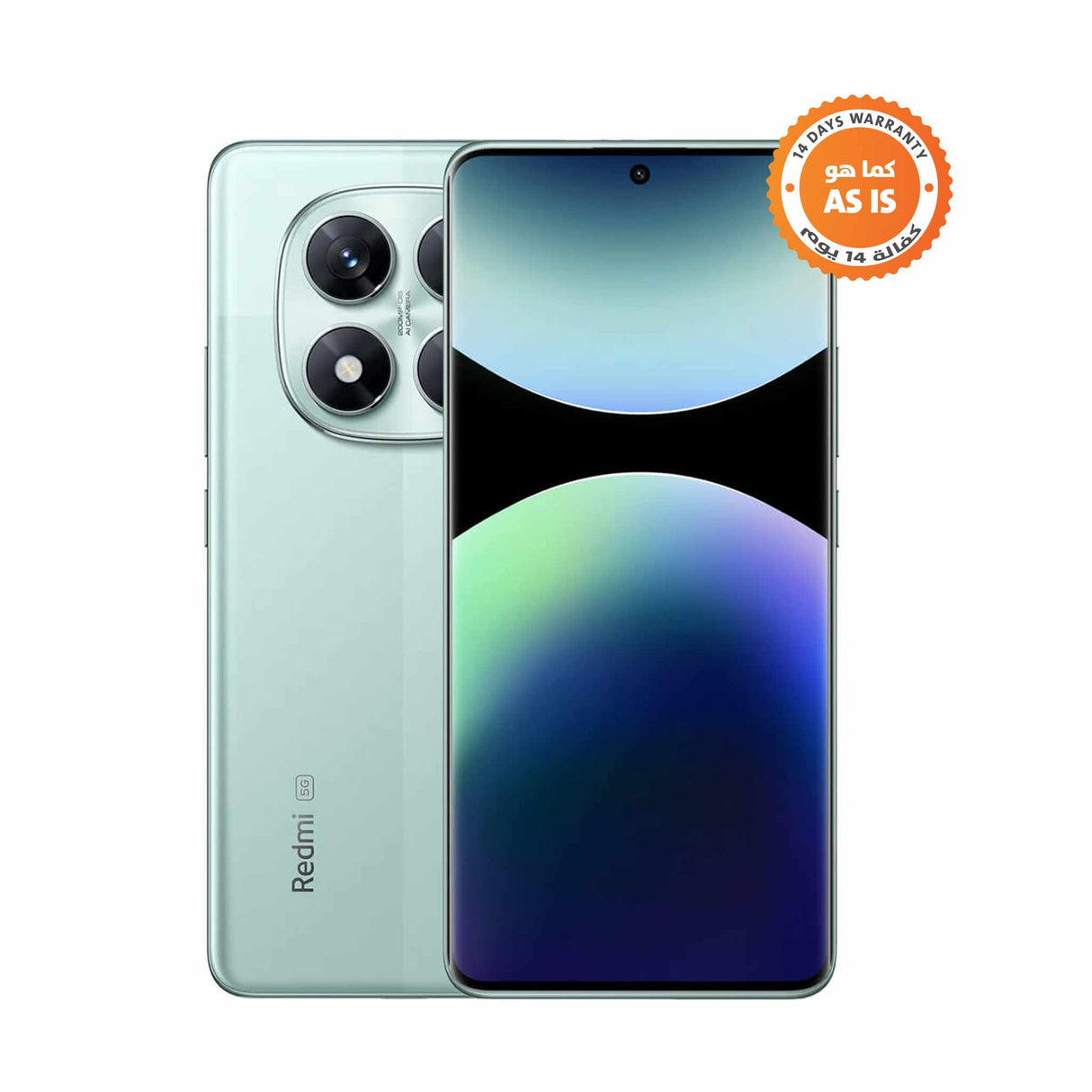 شاومي ريدمي نوت 14 برو - 5 جي - موبايل - أخضر مرجاني - 8 جيجا رام - 256 جيجا روم + ريدمي بادز 6 بلاي أبيض (كما هو)