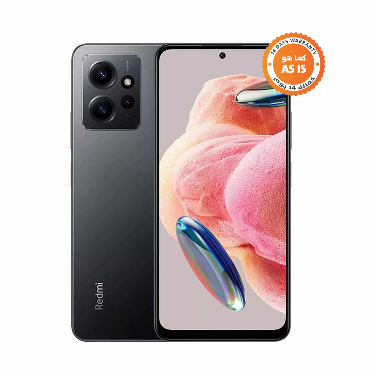 Xiaomi Redmi Note 12 - 8GB RAM - 128GB ROM - Mobile Phone - Onyx Grey - ASIS