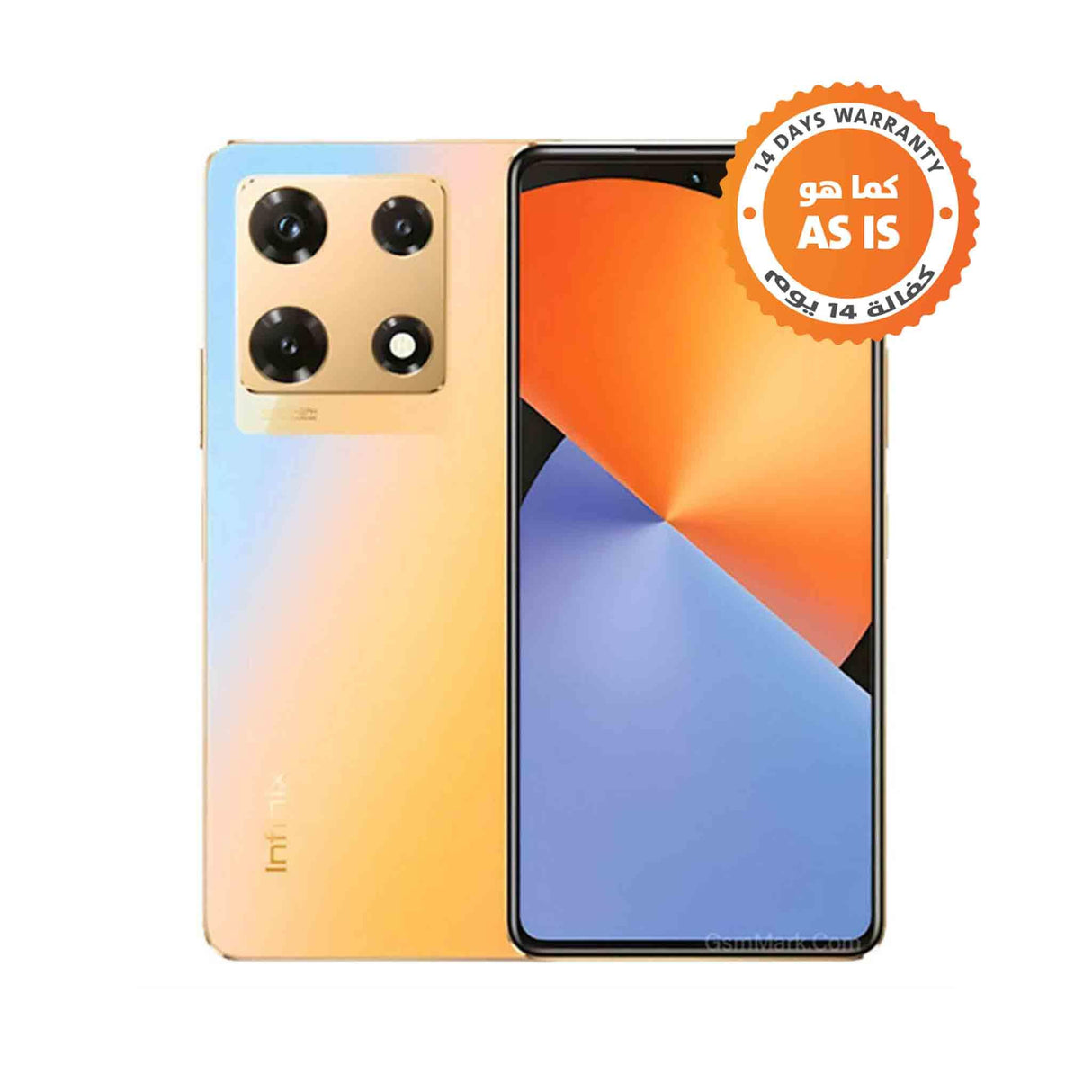 Infinix Note 30 Pro - 8GB RAM - 256GB ROM - Mobile Phone - Variable Gold (AS-IS) - Zayoom