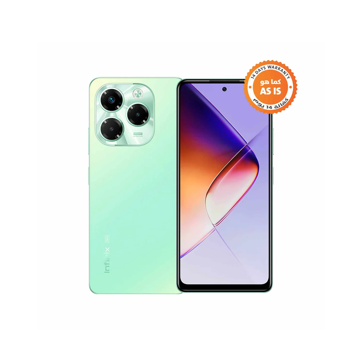 Infinix Note 40X 5G X6838 (256+8_5G) - Lime Green - ASIS