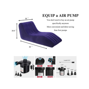 كرسي استرخاء قابل للنفخ بالهواء