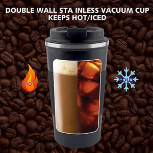 Insulated Coffee Travel Mug  510ml - Black