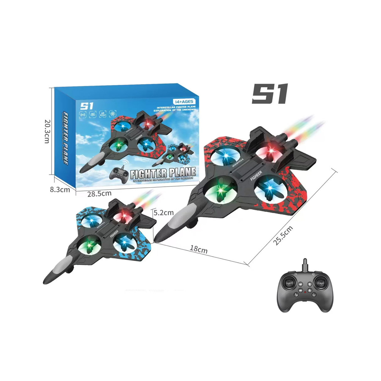 Interstellar Remote Control RC Fighter Plane Jet