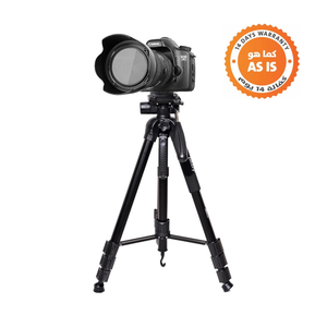 Jmary KP-2264 Professional Aluminium Tripod Monopod for All DSLR Cameras - Black - ASIS