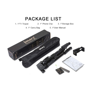 Jmary KP-2264 Professional Aluminium Tripod Monopod for All DSLR Cameras - Black - ASIS