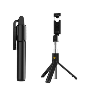  K07 جهاز تحكم عن بعد لعصا السيلفي للهواتف المحمولة العالمية - أسود