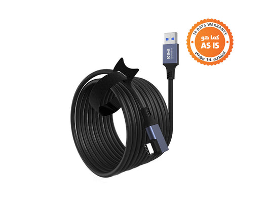 KIWI Design Link Cable Compatible With Oculus Quest 2 To a Gaming PC 6M - Black (AS-IS)