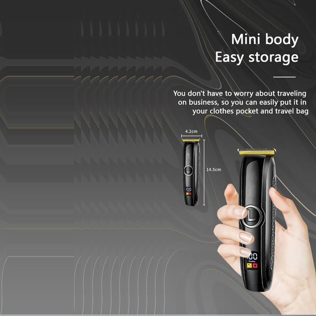 كيمي ماكينة تشذيب للرجال لاسلكية لمظهر احترافي نظيف 