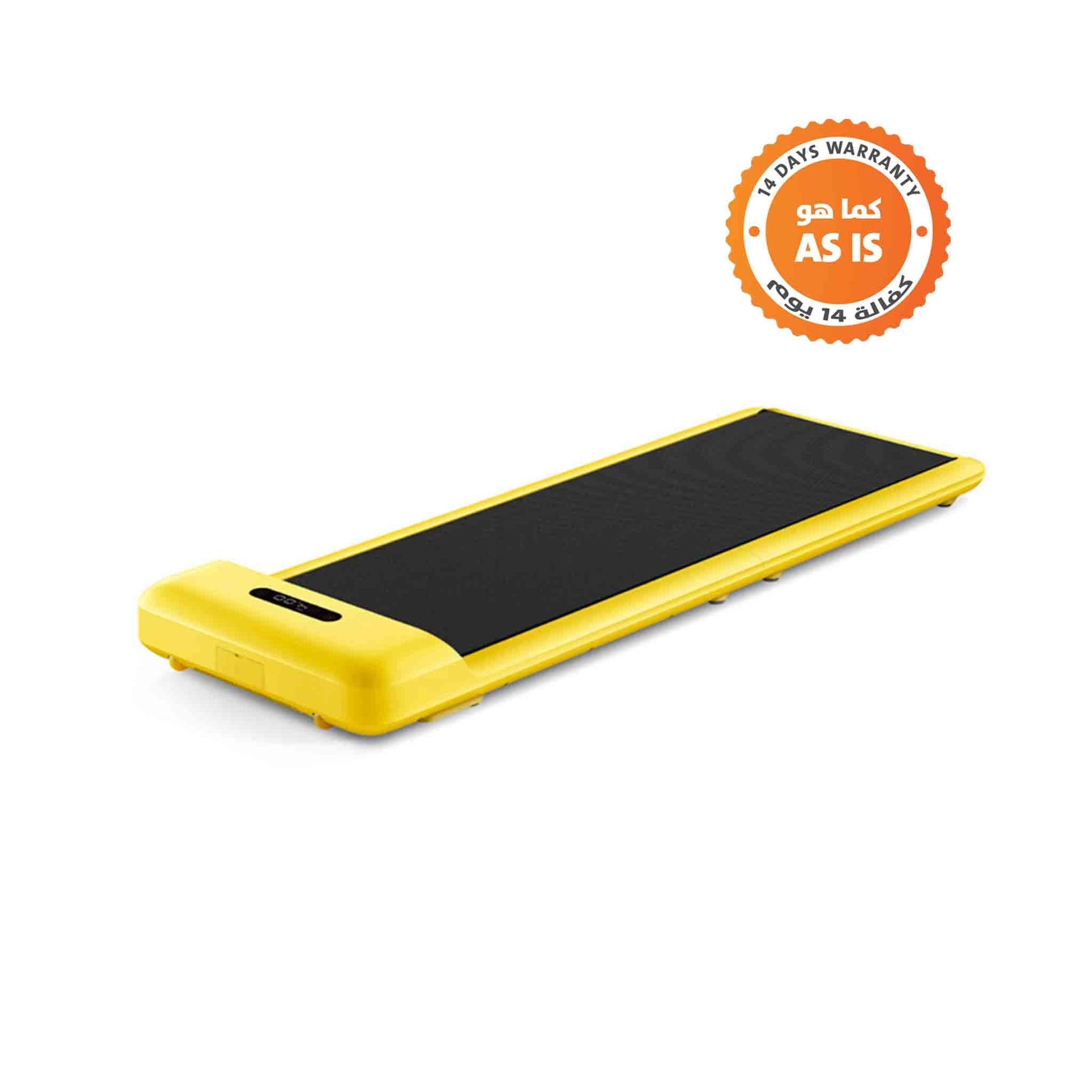 King Smith WalkingPad C2 Foldable Treadmill 3.7MPH - Yellow - (AS-IS) - Open Box - Zayoom