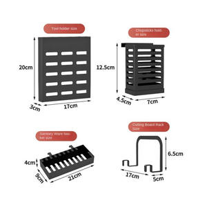 رف حوض المطبخ قابل للتعديل مع خزانة