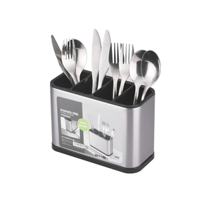 Stainless-Steel Cutlery Bucket