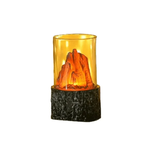 شمعة بإضاءة ليد داخل كوب