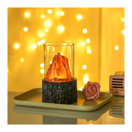 شمعة بإضاءة ليد داخل كوب