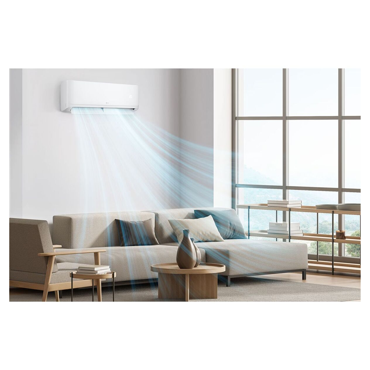 LG 1.5 Ton Split AC 18,300 BTU With Rotary Compressor WiFi - NT18ZCA.NKWT