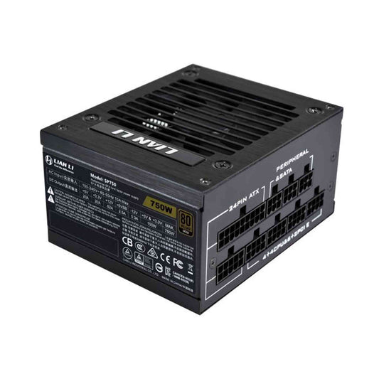 Lian Li SP750 80 Plus Gold Performance SFX Gaming Power Supply - Black