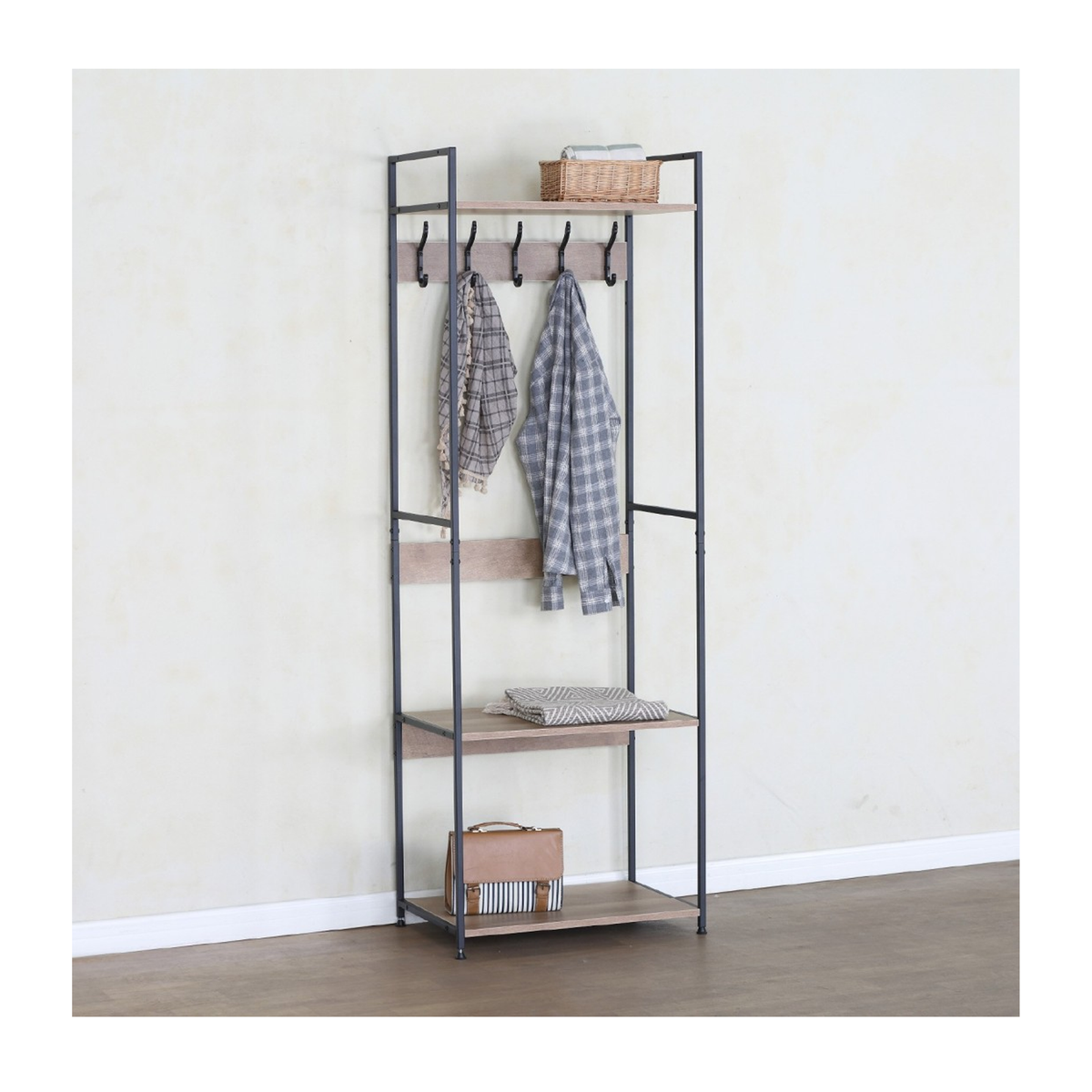 LYJ Garment Rack – Clothes Hanging & Storage Organizer