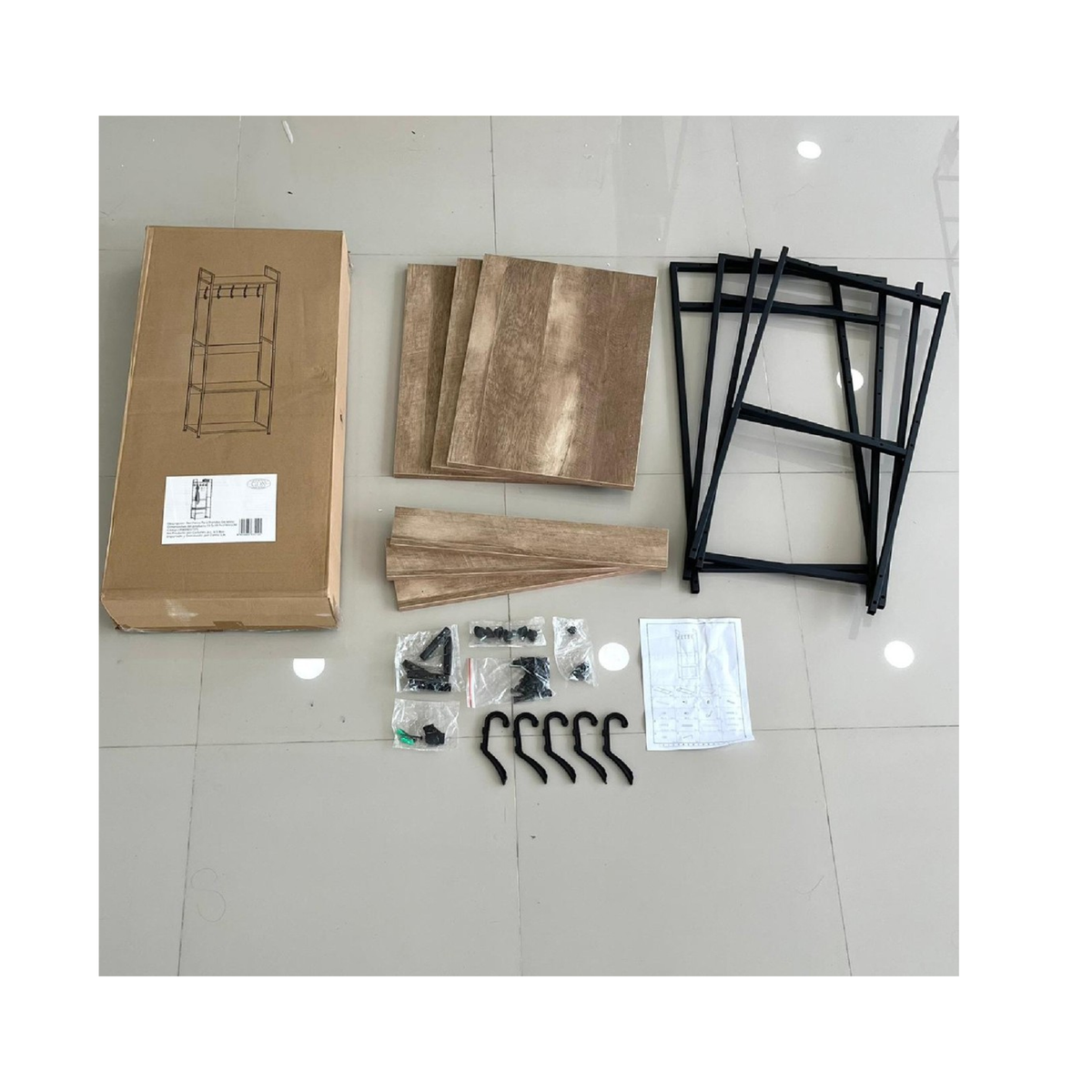 LYJ Garment Rack – Clothes Hanging & Storage Organizer