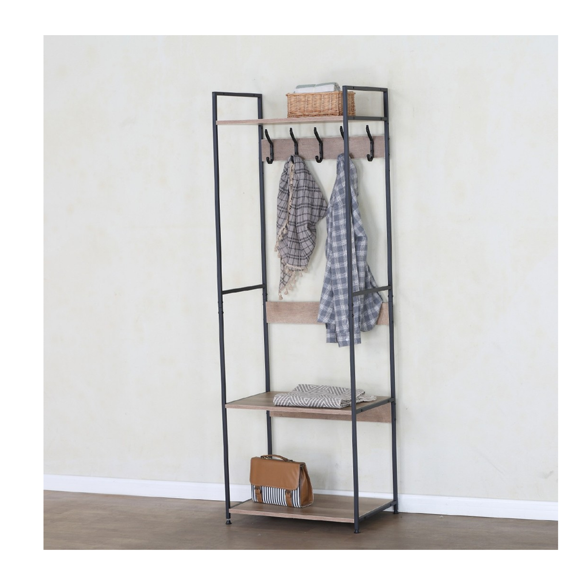LYJ Garment Rack – Clothes Hanging & Storage Organizer